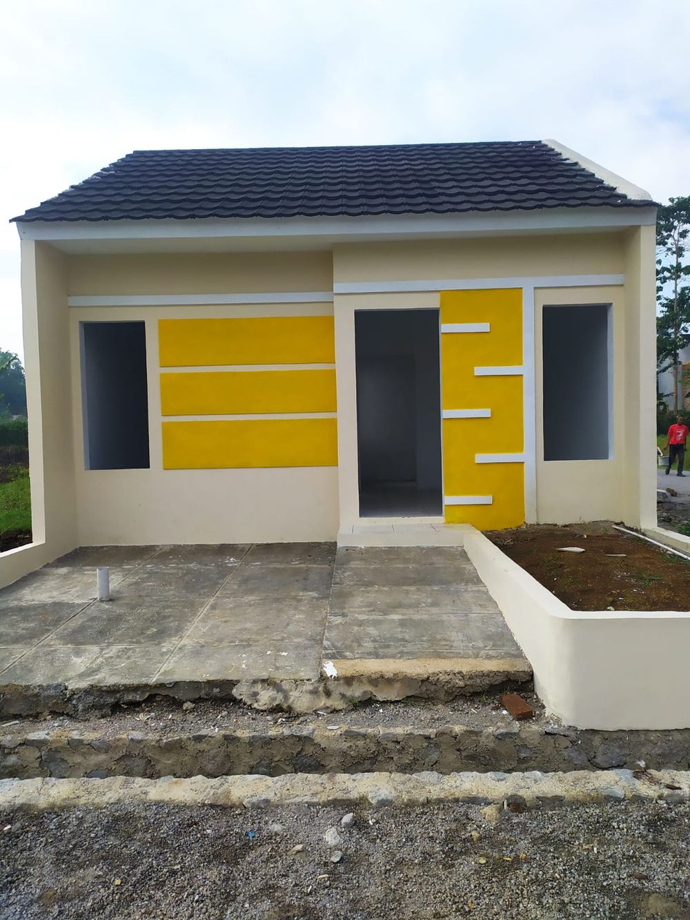 foto tampak rumah tipe 34/60 perumahan TALAGA PESONA INTAN TAHAP II