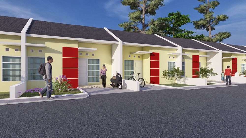foto tampak rumah tipe Subsidi perumahan Balekambang Tol Nirwana (TAHAP 2)