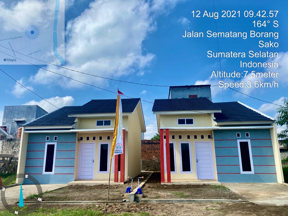 foto tampak rumah tipe 45 perumahan GRAND GRAHA GANDARIA