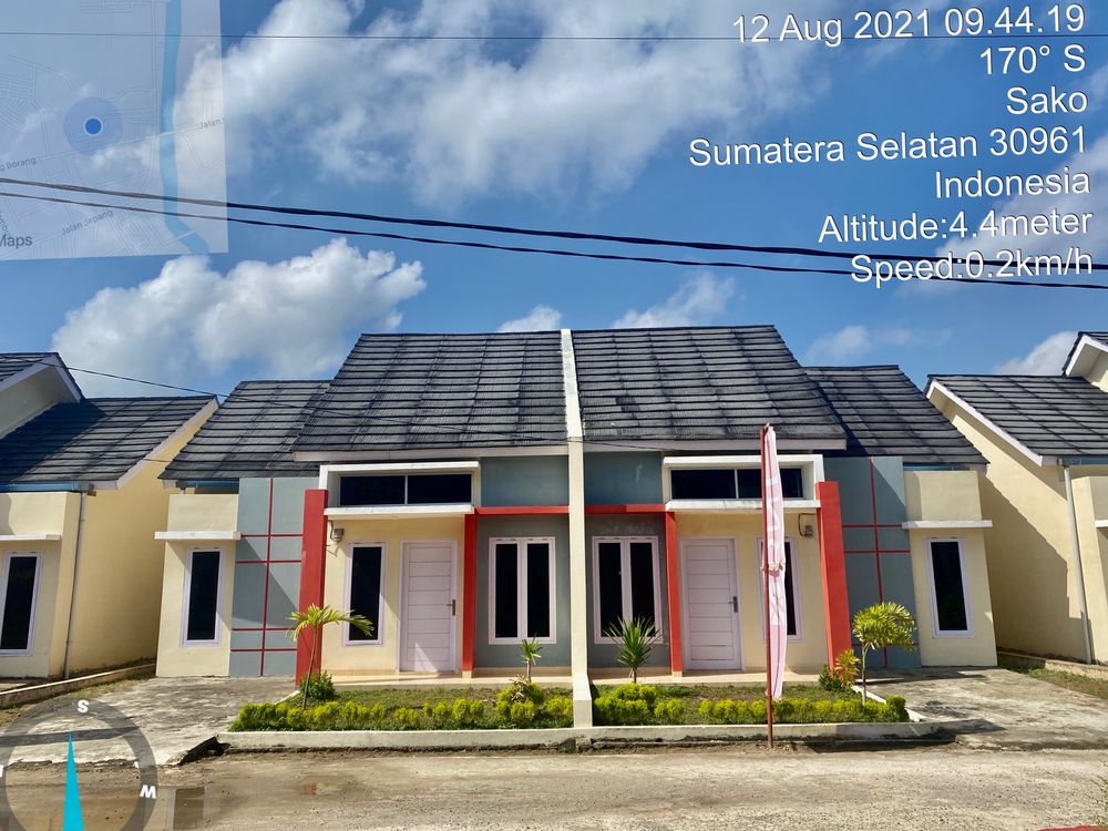 foto tampak rumah tipe 60 perumahan GRAND GRAHA GANDARIA
