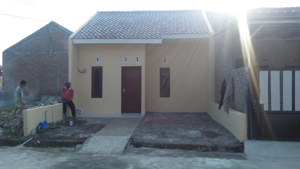 foto tampak rumah tipe SUBSIDI perumahan PANORAMA TEDUH ASRI