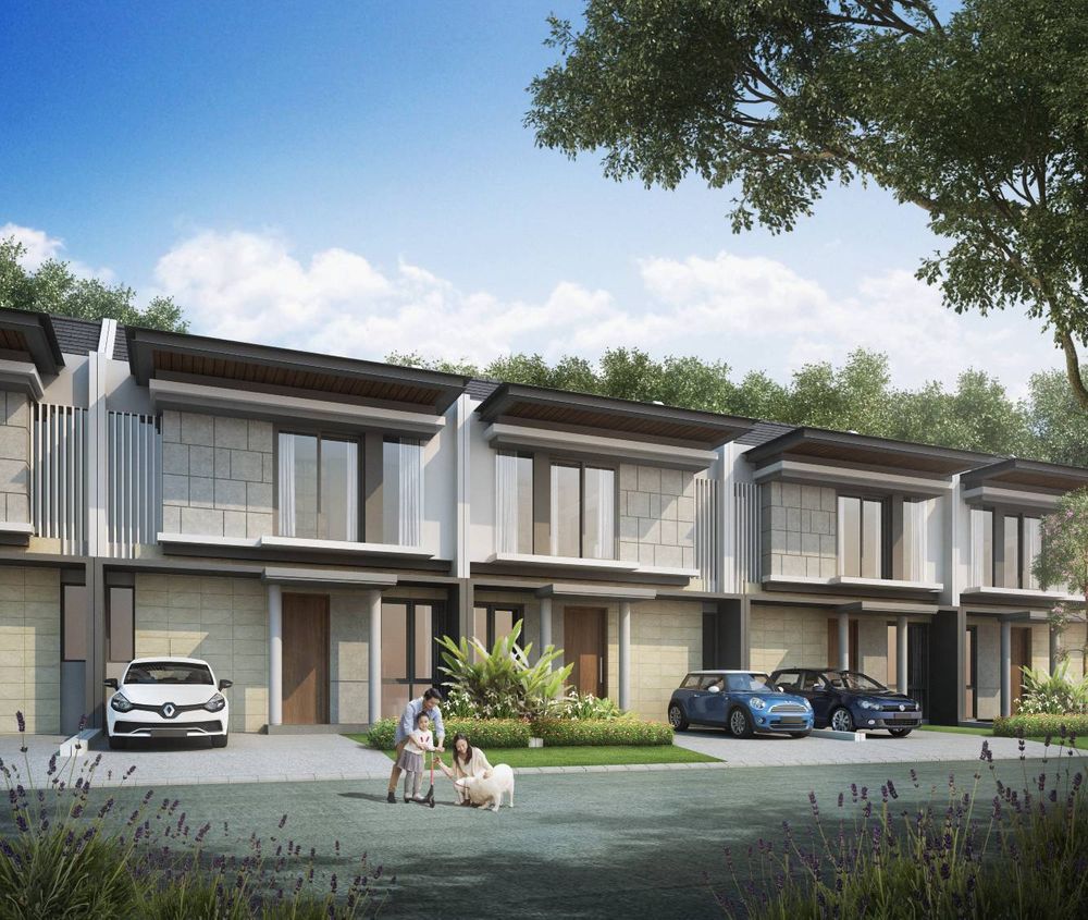 foto tampak rumah tipe G-86 perumahan CitraGrand Cibubur CBD/CitraGrand 2 (Granbury)
