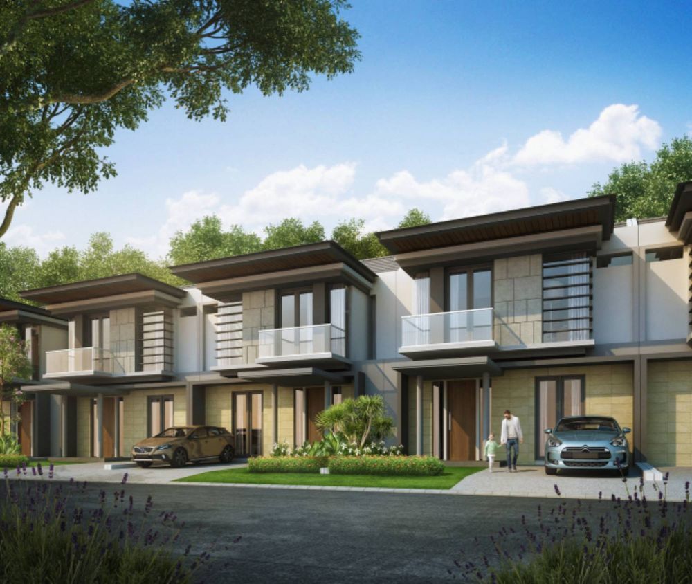 foto tampak rumah tipe G-112 perumahan CitraGrand Cibubur CBD/CitraGrand 2 (Granbury)