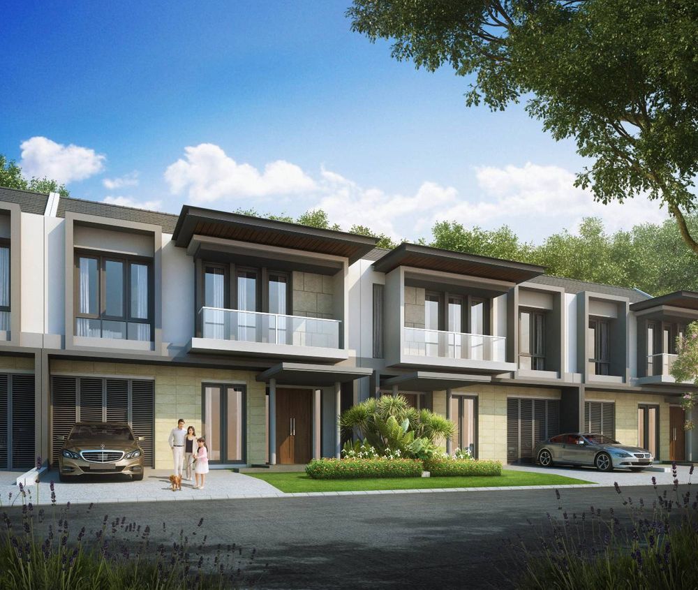 foto tampak rumah tipe G-185 perumahan CitraGrand Cibubur CBD/CitraGrand 2 (Granbury)