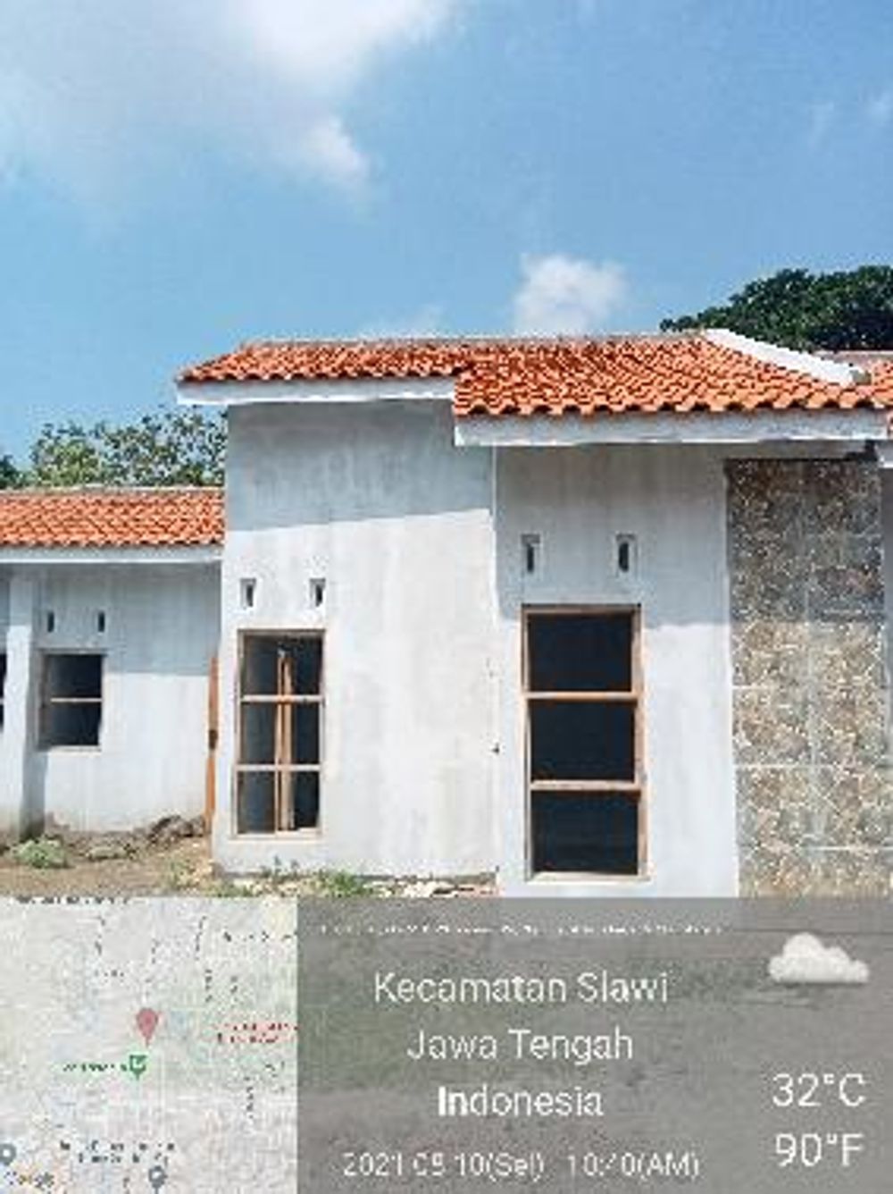 foto tampak rumah tipe 36 perumahan GRIYO AFA PESONA TRAYEMAN 2