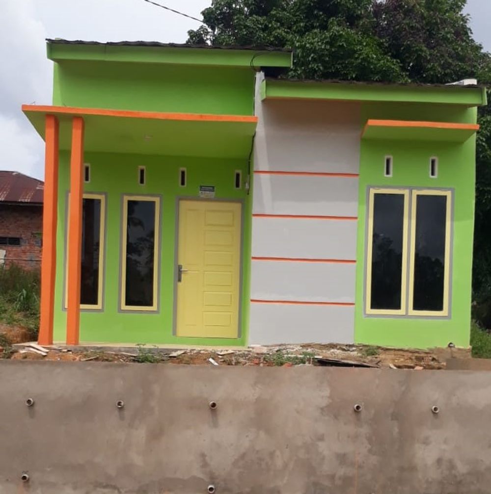 foto tampak rumah tipe 36 perumahan Edelweis Regency
