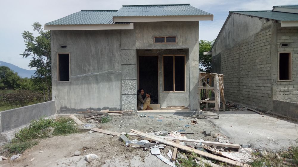 foto tampak rumah tipe 36 perumahan Tadulako Hills Residence