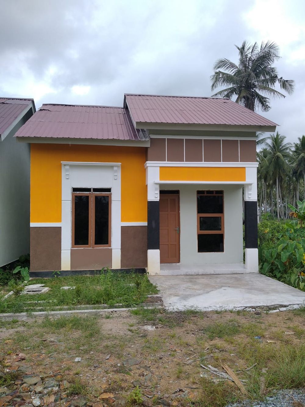 foto tampak rumah tipe 36 perumahan GRAND EMERALD REGENCY LANJUTAN