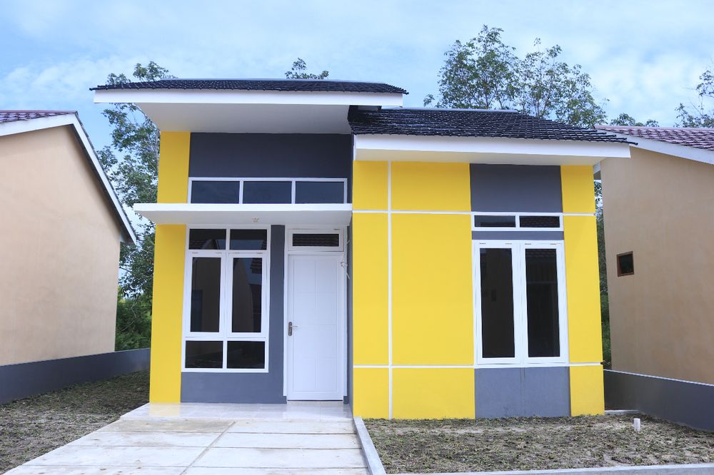 foto tampak rumah tipe 36 SUBSIDI perumahan NEW GRAHA PRAMUKA RESIDENCE TAHAP 6