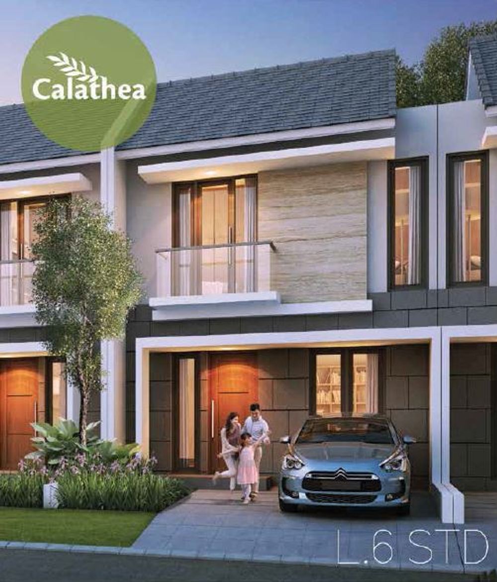 foto tampak rumah tipe C-64/90 perumahan CITRAGRAND CIBUBUR CBD/ CITRAGRAND 2 ( CLUSTER CALATHEA)