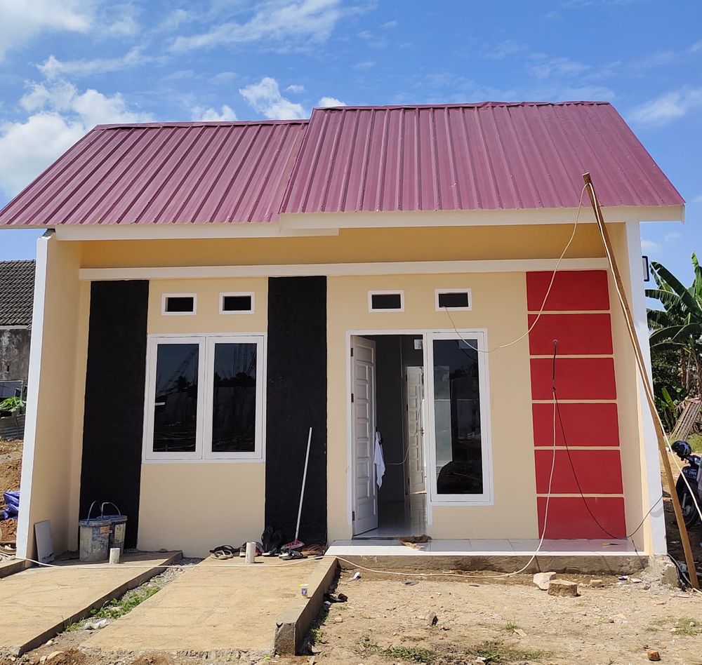 foto tampak rumah tipe 36 perumahan NEW TAENG RESIDENCE