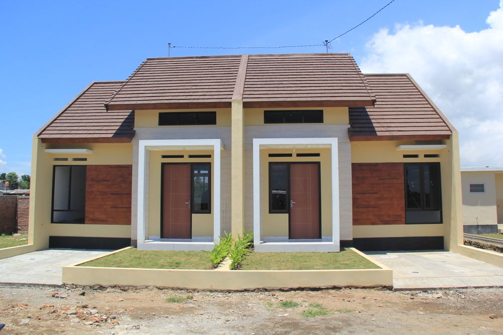 foto tampak rumah tipe B perumahan Nayara Citra