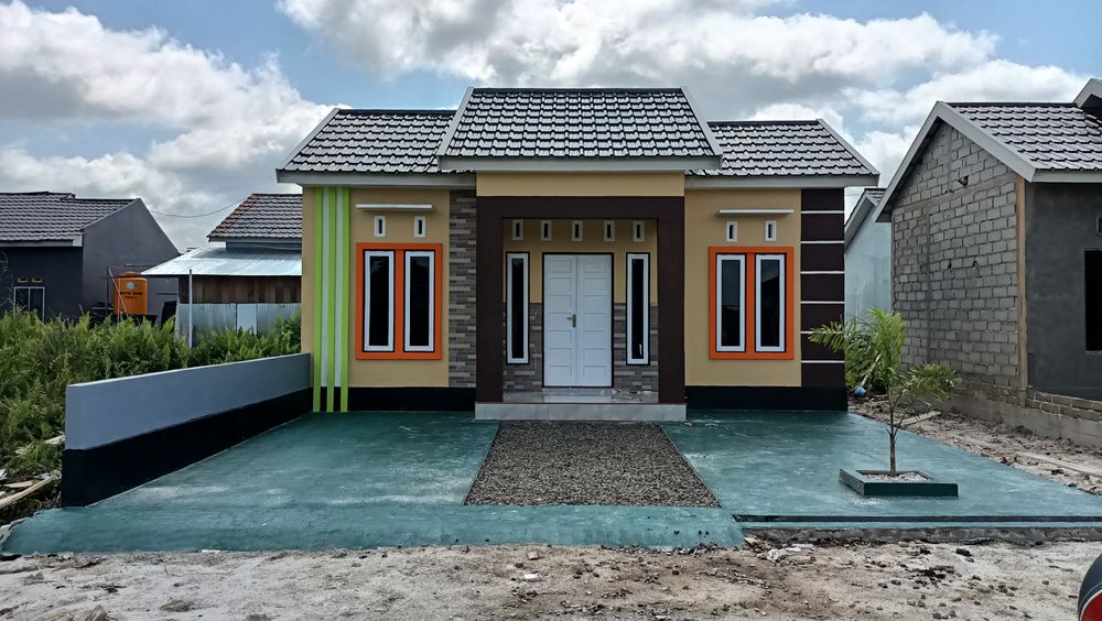 foto tampak rumah tipe 36 perumahan GRIYA PELITA HARMONIS II