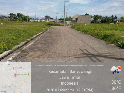 foto posisi tengah perumahan THE DIAMOND RESIDENCE