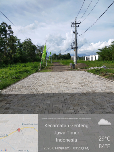 foto posisi tengah perumahan GREEN GARDEN 2