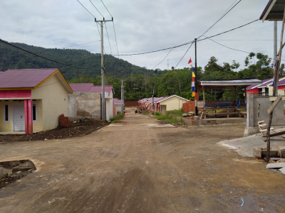 foto posisi tengah perumahan Madani Estate