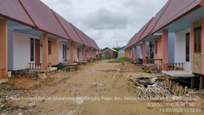 foto posisi tengah perumahan Grand Batuah Mahatama (Sindang 1)