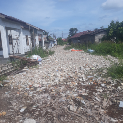 foto posisi tengah perumahan Komplek Pulau Jepang 