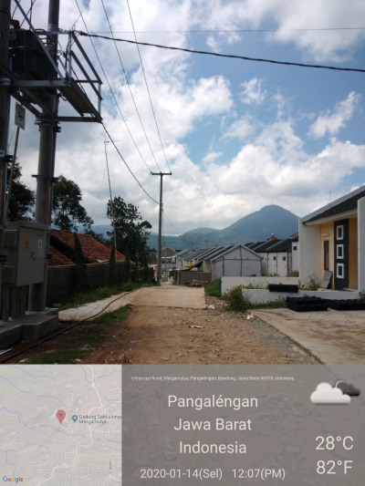 foto posisi tengah perumahan HARI RESIDENCE