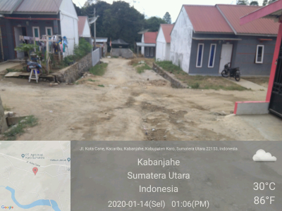 foto posisi tengah perumahan LINGKAR PERMAI 