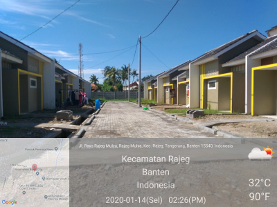 foto posisi tengah perumahan RAJEG CITY MANSION