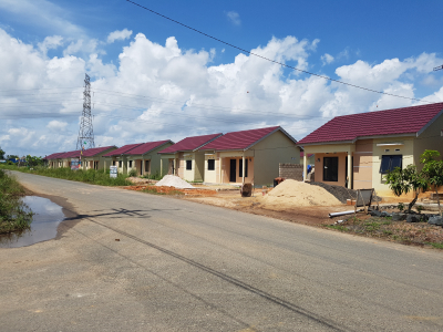 foto posisi tengah perumahan HALINA MANDIRI PERMAI