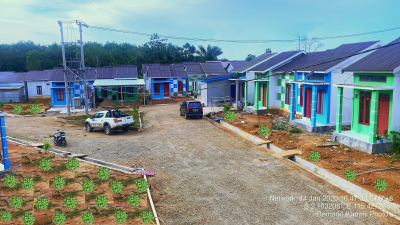 foto posisi tengah perumahan Rizky Tanjung Regency