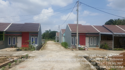 foto posisi tengah perumahan NUANSA ALAM PERMAI