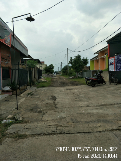 foto posisi tengah perumahan BANYU HERANG REGENCY