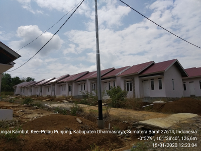 foto posisi tengah perumahan Rangkiang Ventura Residence