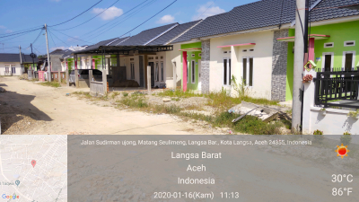 foto posisi tengah perumahan AVINA MENTENG INDAH