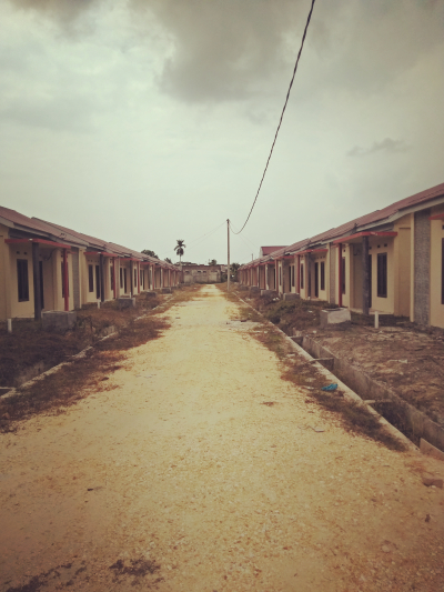 foto posisi tengah perumahan Putra kubang permai 5