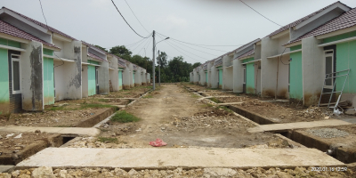 foto posisi tengah perumahan Mercu Raya City