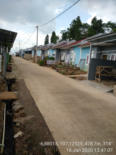 foto posisi tengah perumahan Megah Cianjur Permai