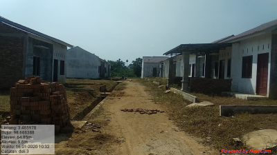 foto posisi tengah perumahan Attaya Residence