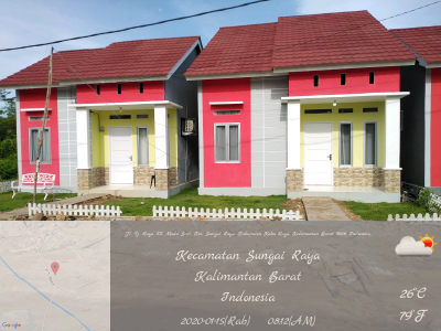 foto posisi tengah perumahan Senayan Residence