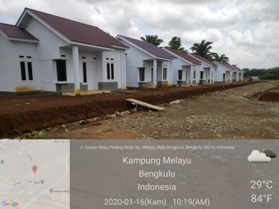 foto posisi tengah perumahan BAKTI INSAN KANDANG MAS