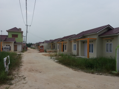 foto posisi tengah perumahan Villa Bougenville tahap 2