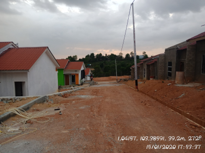 foto posisi tengah perumahan Nagamas Residence