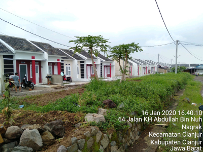 foto posisi tengah perumahan CLUSTER PESONA CIANJUR INDAH 2