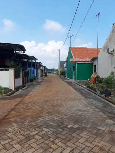 foto posisi tengah perumahan Puri Indah Terban