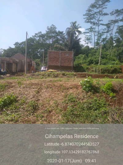 foto posisi tengah perumahan CIHAMPELAS RESIDENCE