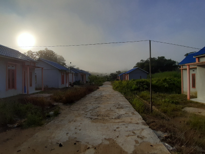 foto posisi tengah perumahan Residence Rangkang Permai