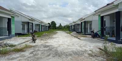 foto posisi tengah perumahan PT. ANGKASA JAYA MANDIRI PROPERTI