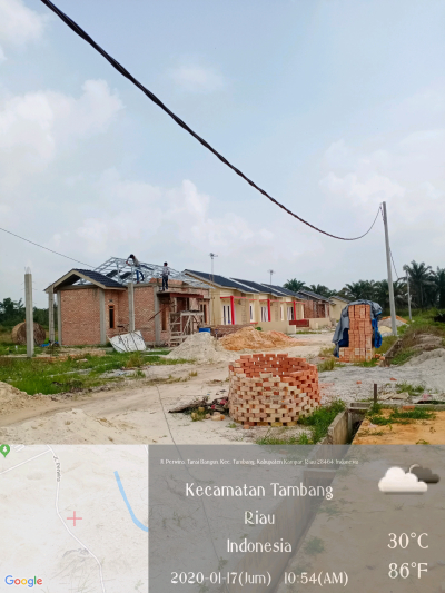 foto posisi tengah perumahan BINTANG PERWIRA RESIDENCE