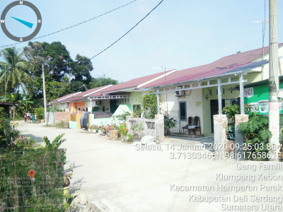 foto posisi tengah perumahan GRIYA KEBUN BARU