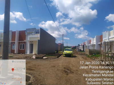 foto posisi tengah perumahan Permata Lion Residence