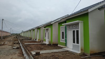 foto posisi tengah perumahan ALZAFA RESIDENCE