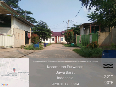 foto posisi tengah perumahan ARWANA RESIDENCE