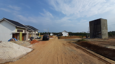 foto posisi tengah perumahan Khalana Residence